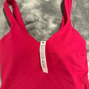 Lululemon Fuchsia V-Neck Top